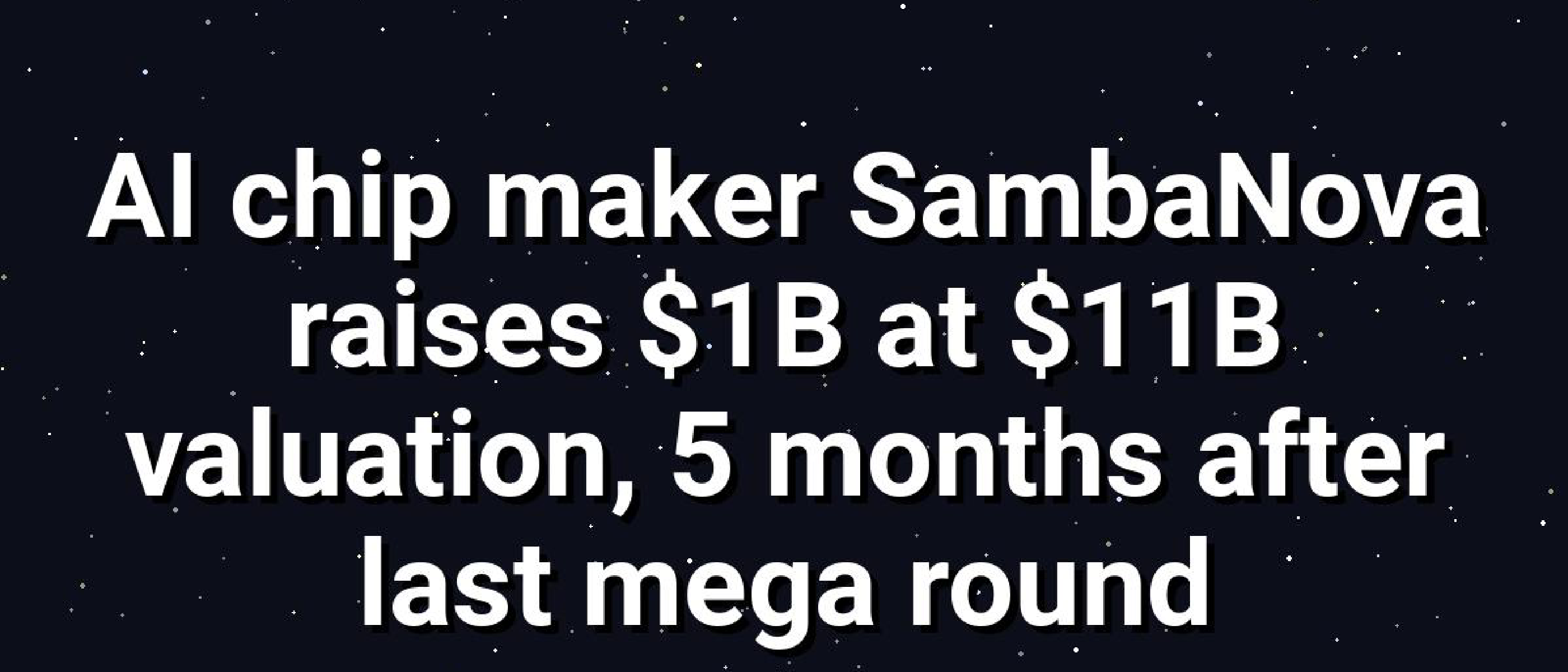 SambaNova Raises $1B