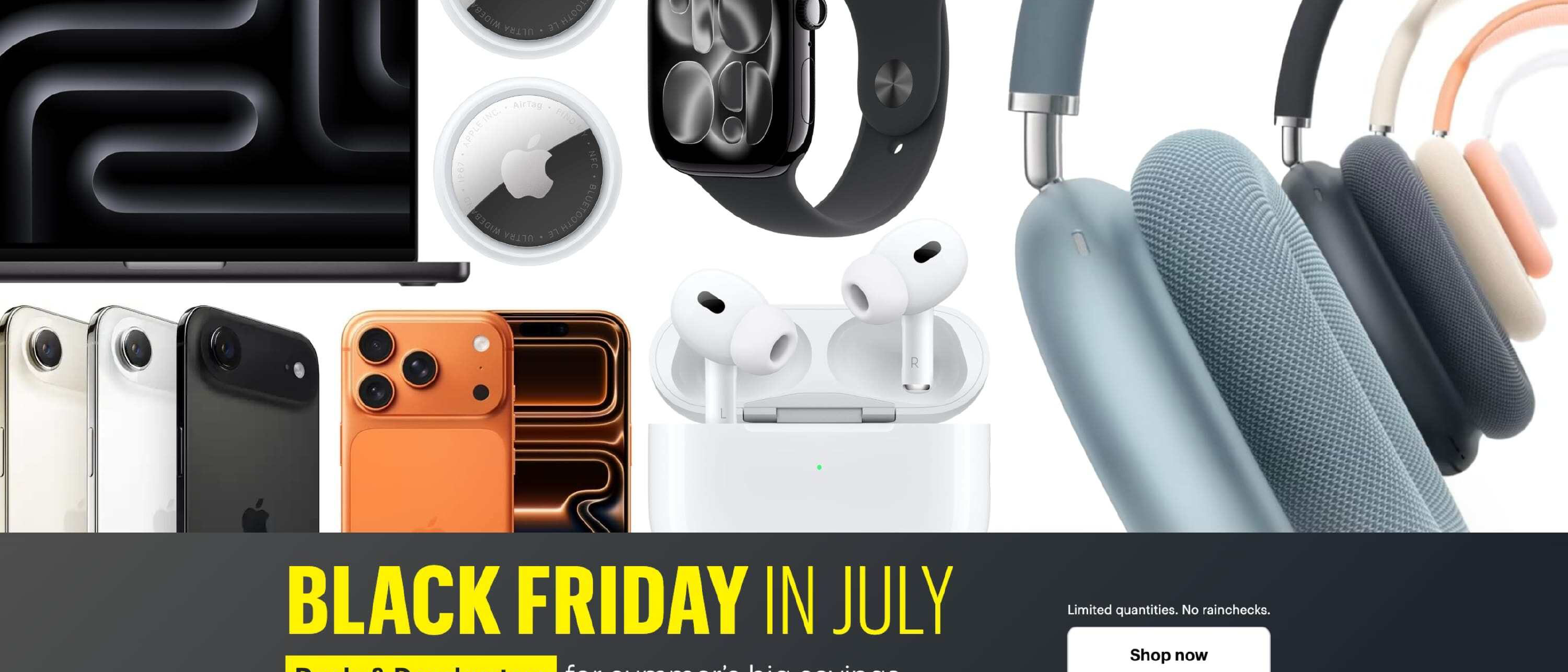 July Black Friday Apple Deals: $500 MacBook Cut & More