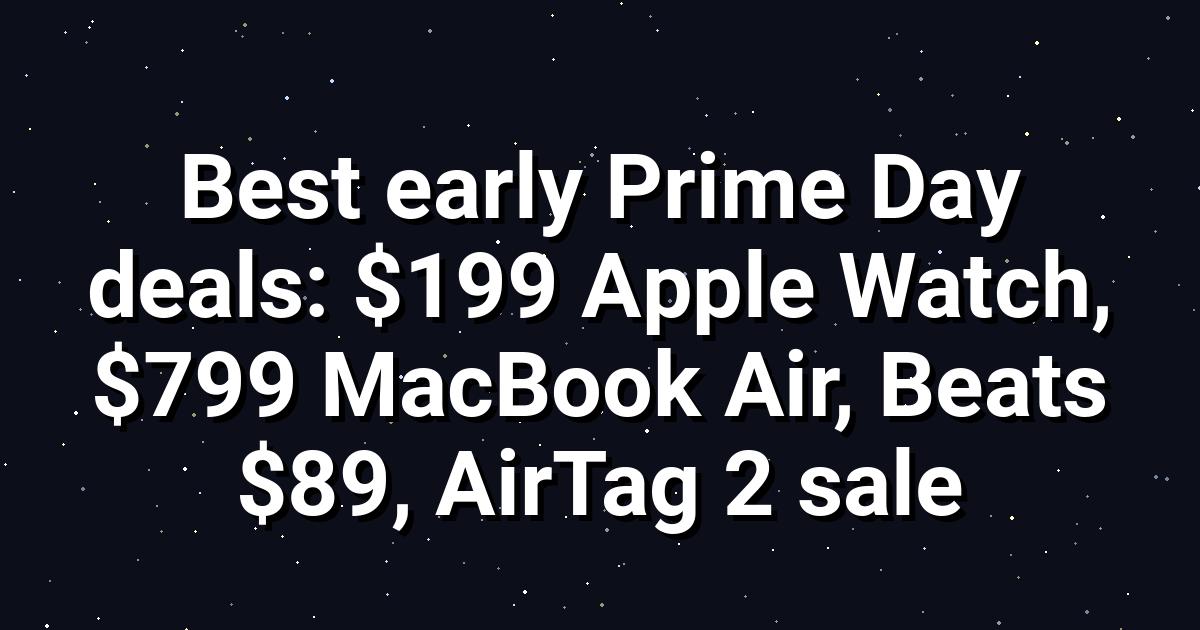 Apple Deals Hit Record Lows