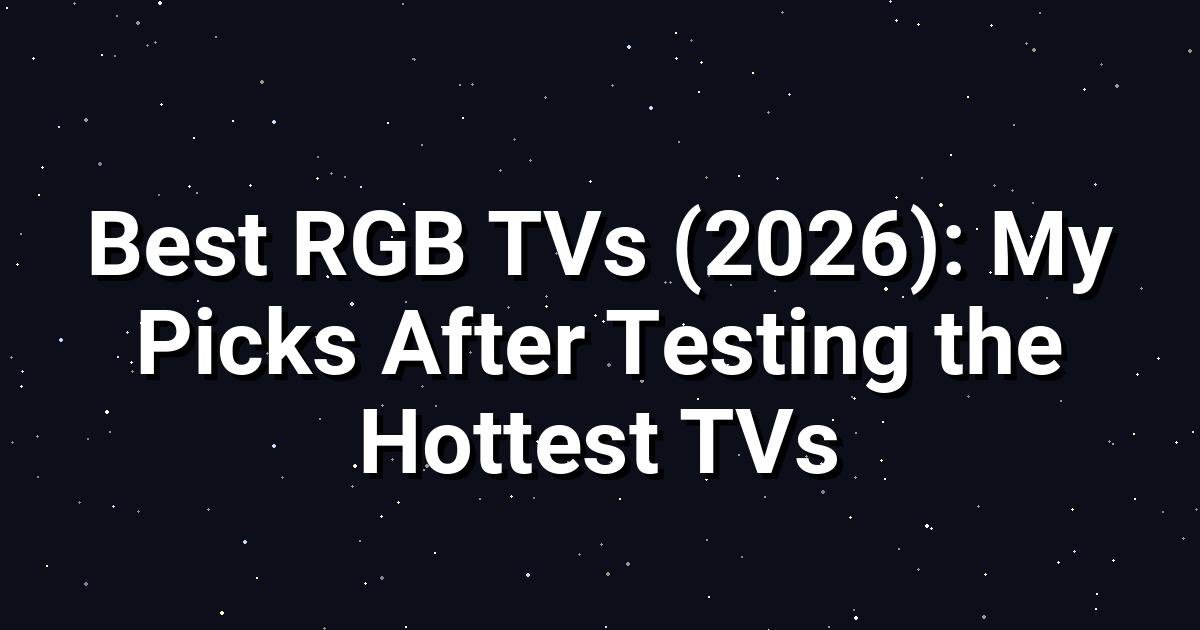 Mini RGB TVs Evolution