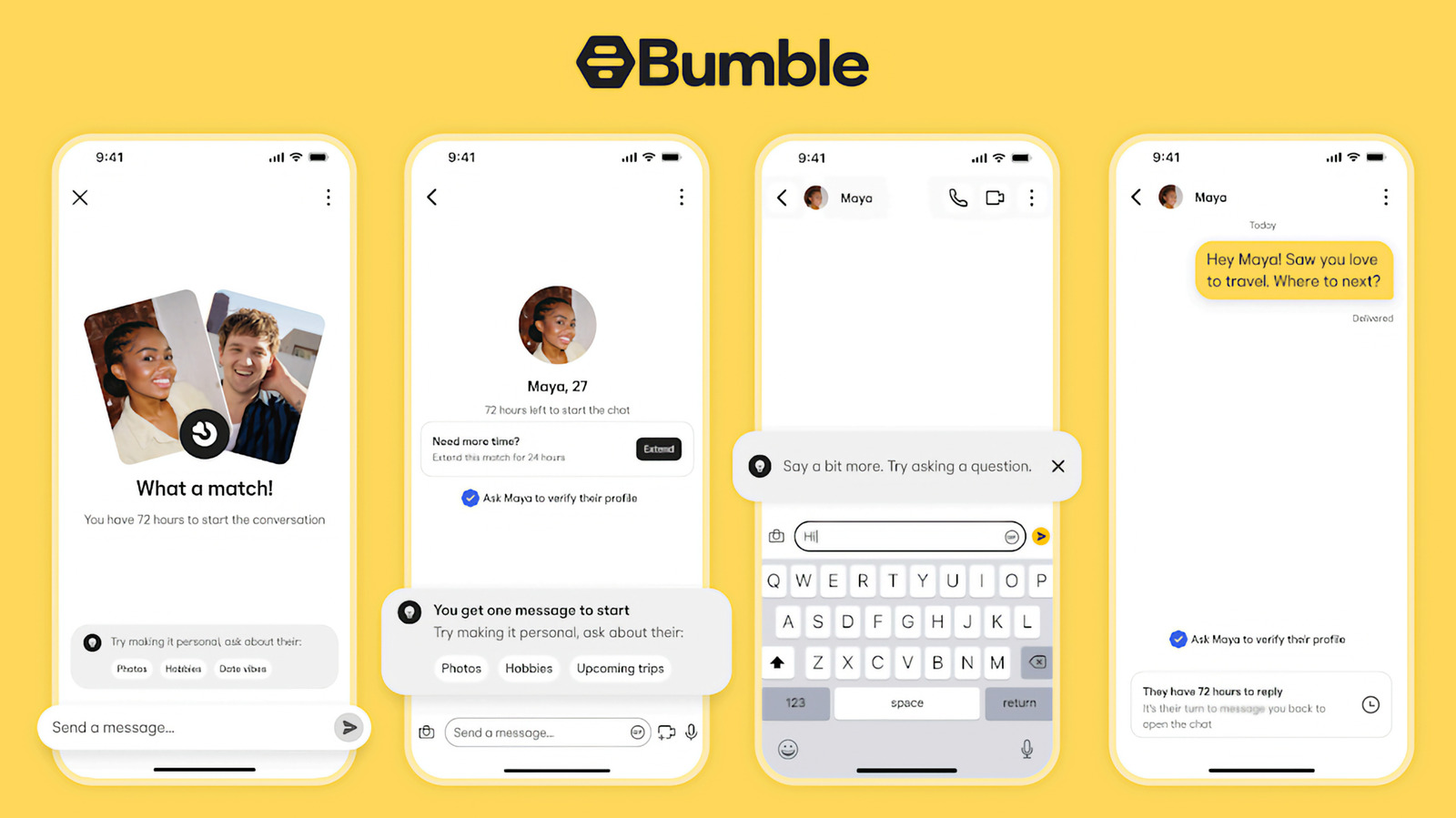 Bumble Lets Either Match Partner Send First Message