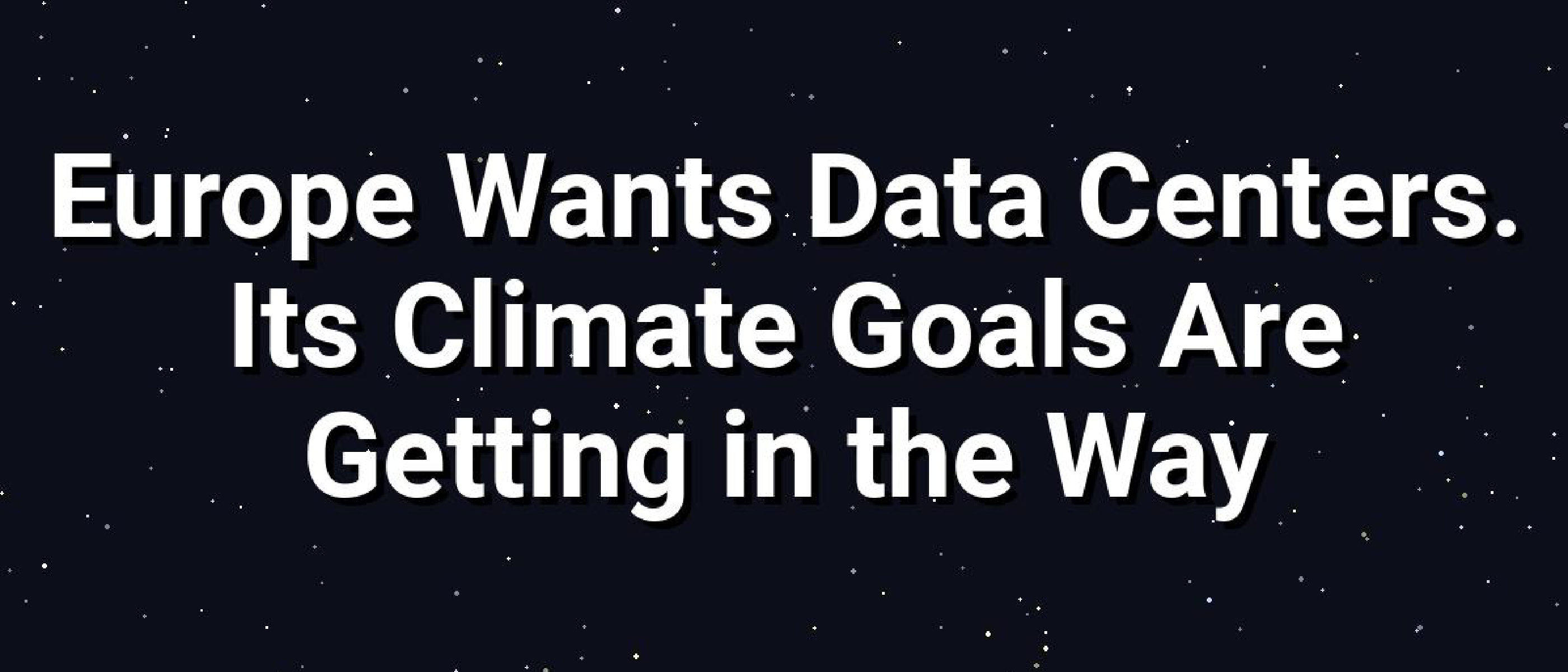Germany’s Data Center Boom Collides With Climate Goals