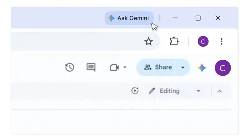 Google Gemini in Chrome UK