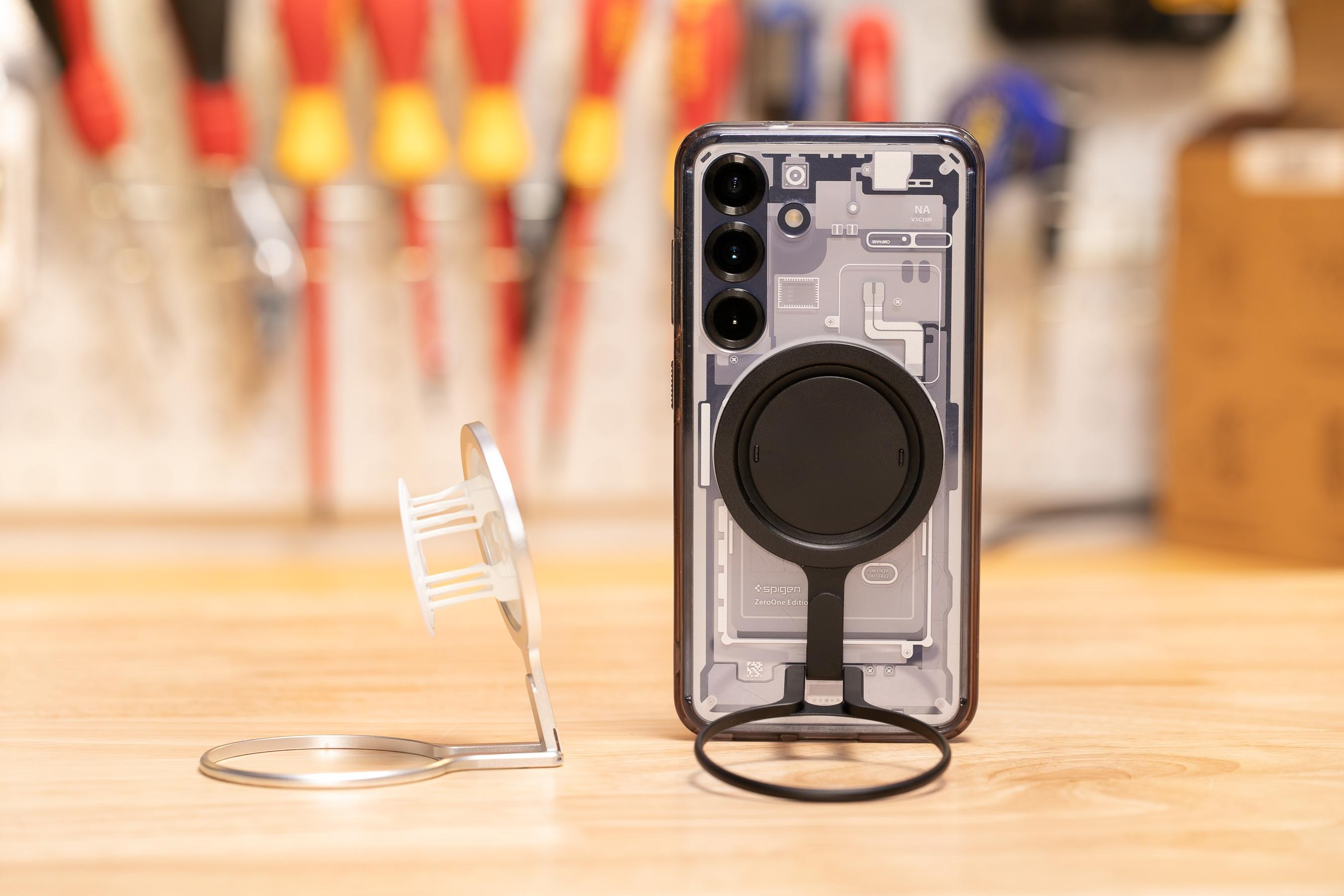Snap Grip Stand: Magnetic Phone Accessory That Stays