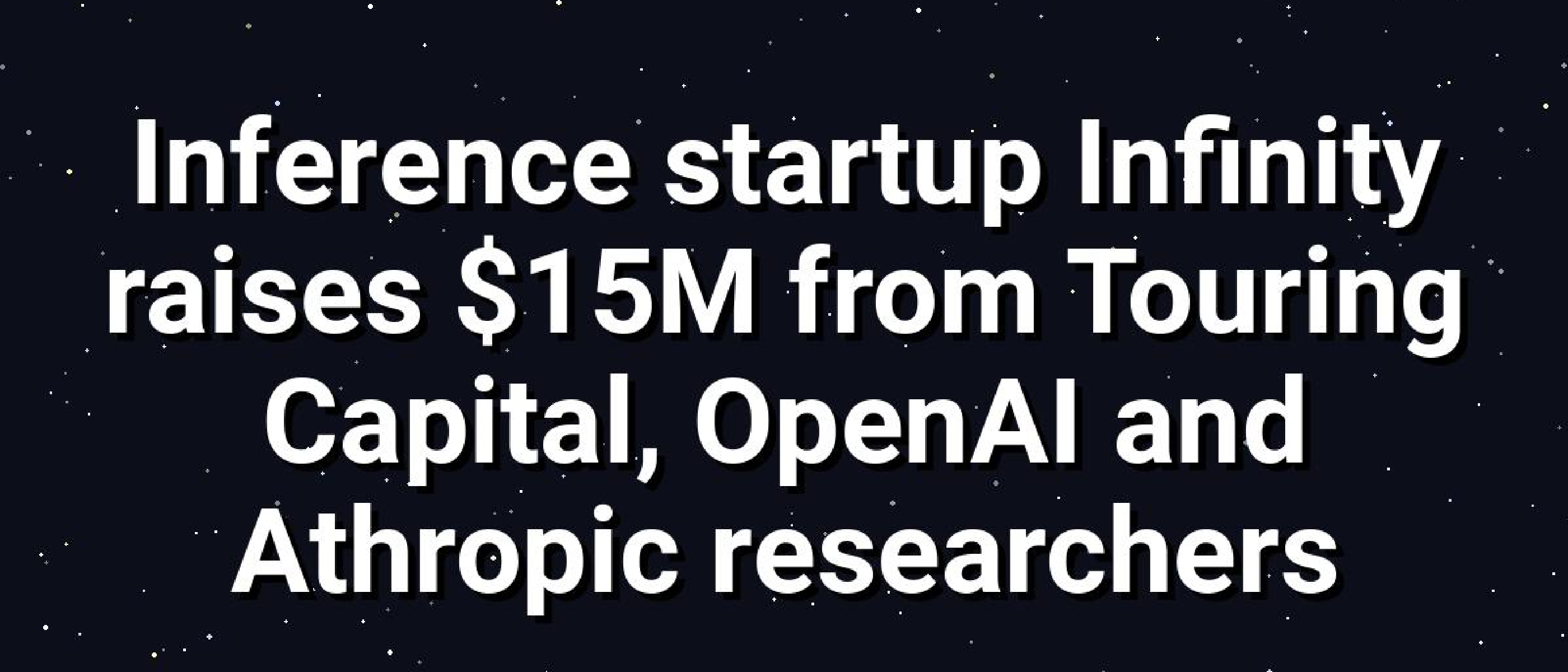 Infinity Raises $15M to Break Nvidia's AI Monopoly