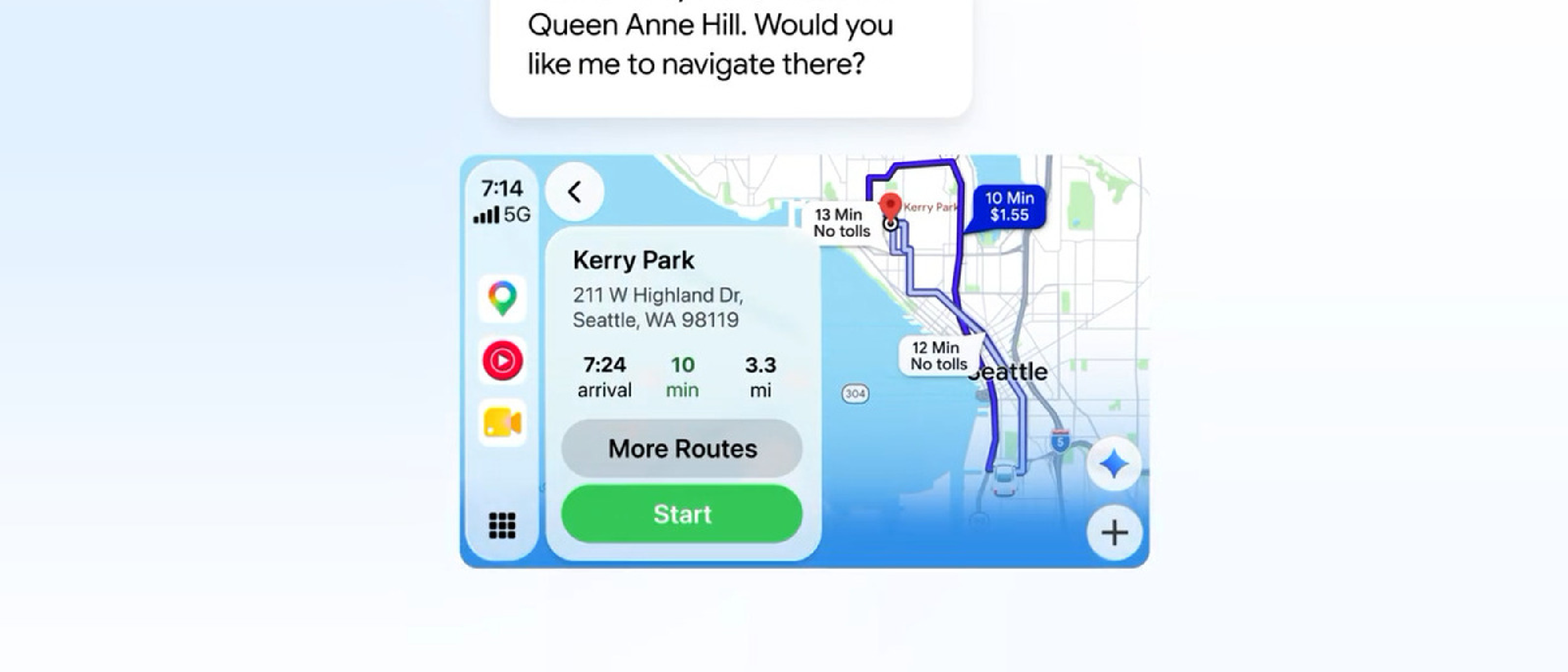 Google Gemini Chat Arrives on Maps via CarPlay