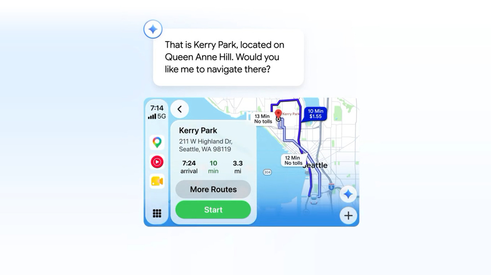 Google Gemini Chat Arrives on Maps via CarPlay