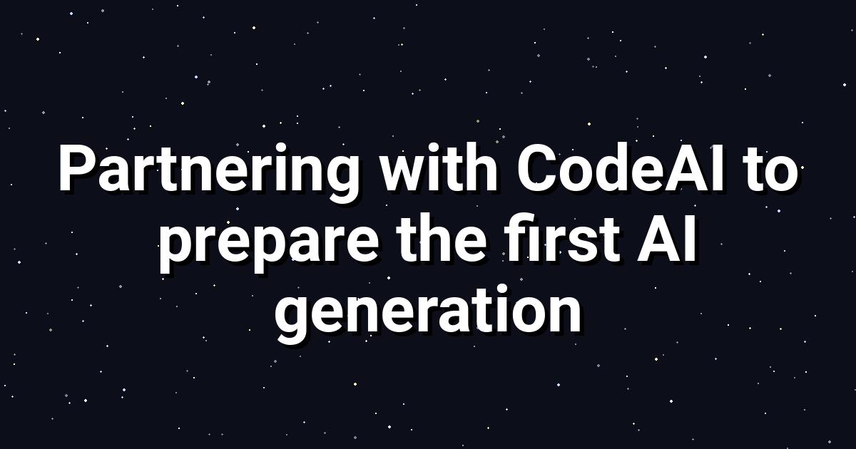 OpenAI & CodeAI Join to Ready the First AI Generation