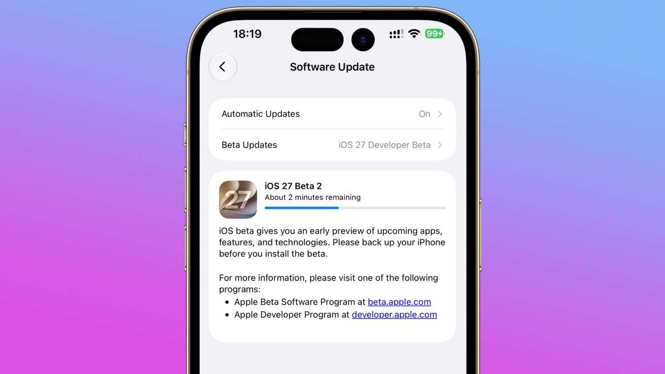 Apple iOS 27 Beta Released