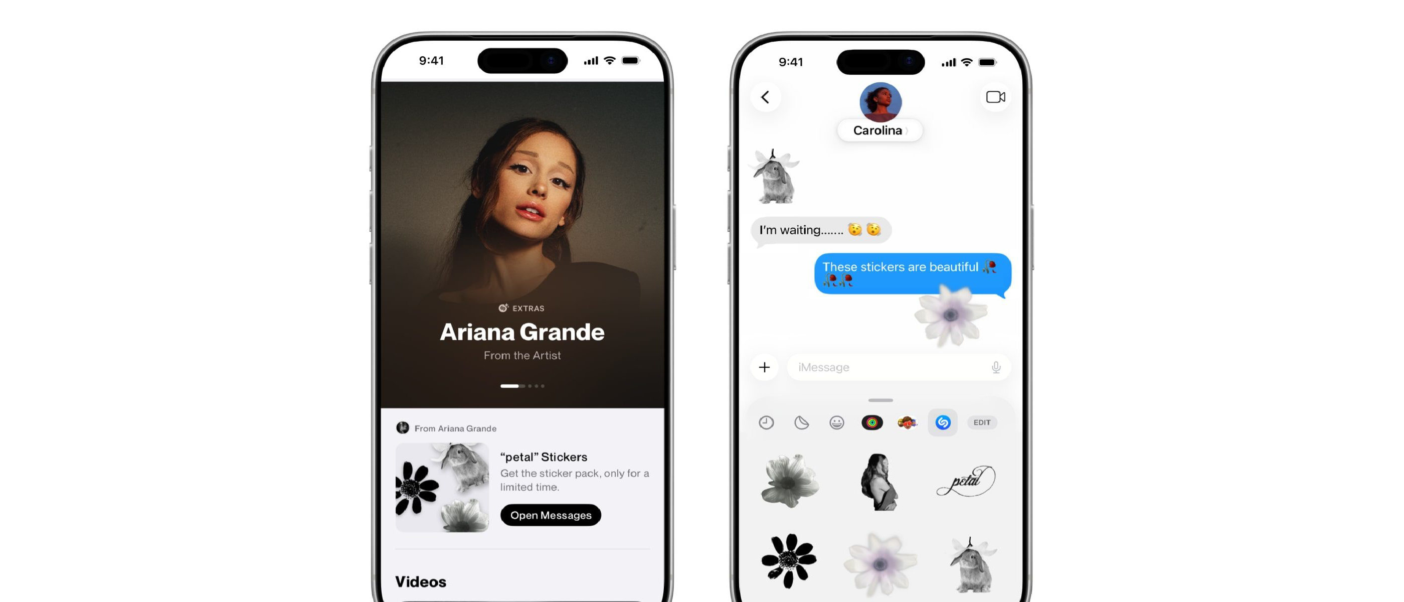 Shazam Launches Sticker Pack for Ariana Grande Album