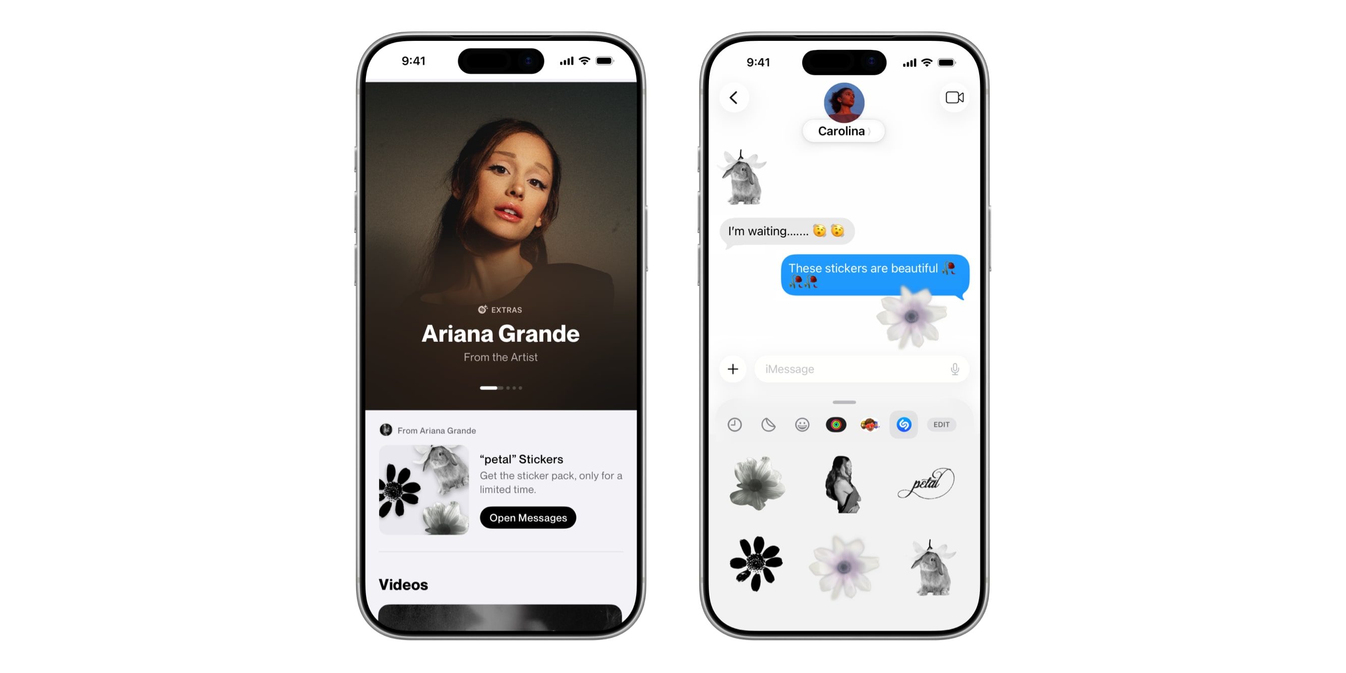 Shazam Launches Sticker Pack for Ariana Grande Album
