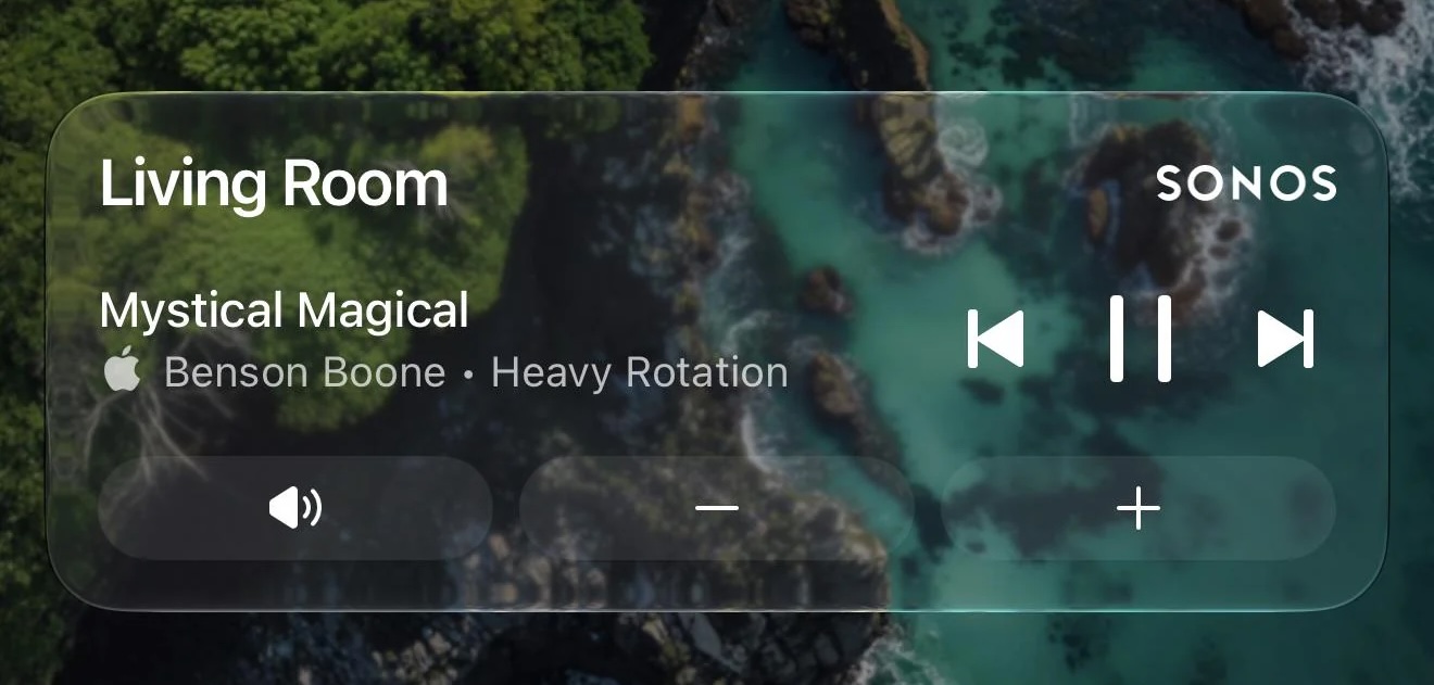 Sonos iOS App Gains Live Activities on Lock Screen