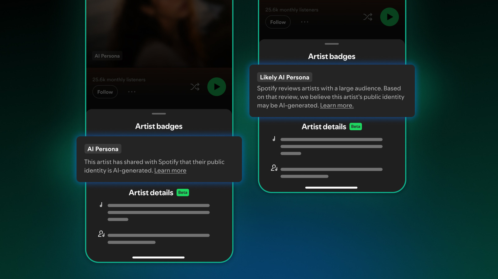 Spotify Adds AI Persona Badges to Clarify Artists