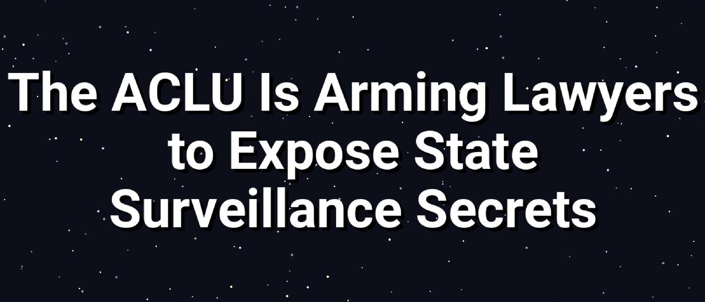 ACLU Toolkit Exposes Hidden Police Surveillance Tech Use