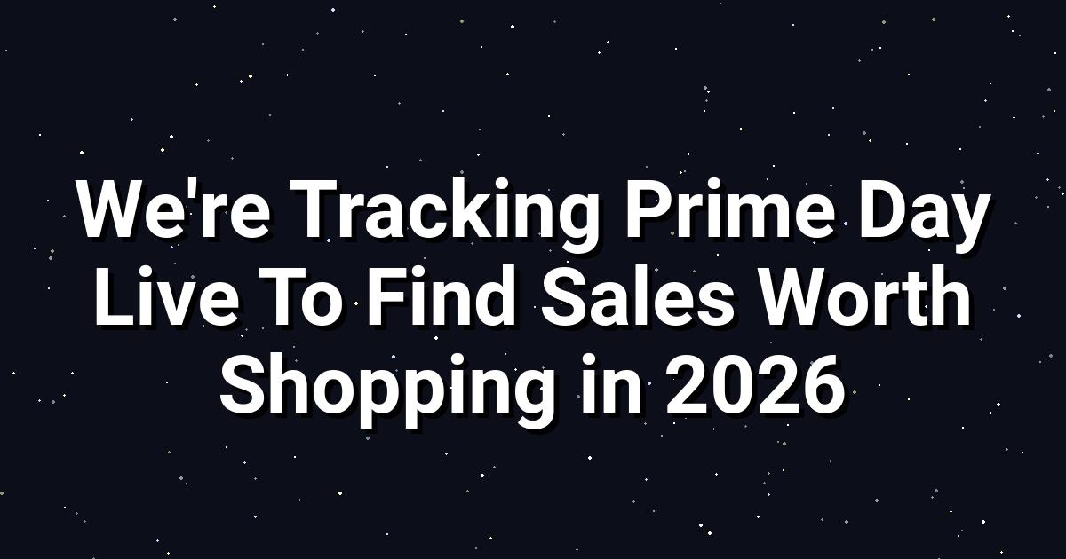Prime Day Live Deals