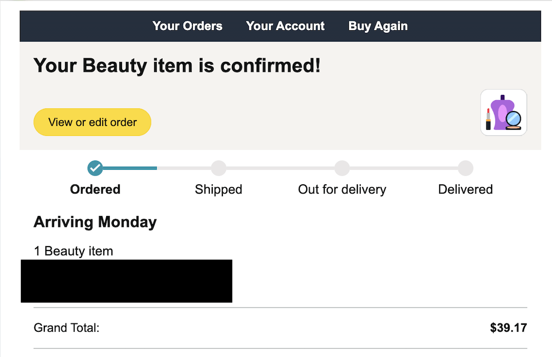 Why Amazon’s New Order Emails Hide Product Details