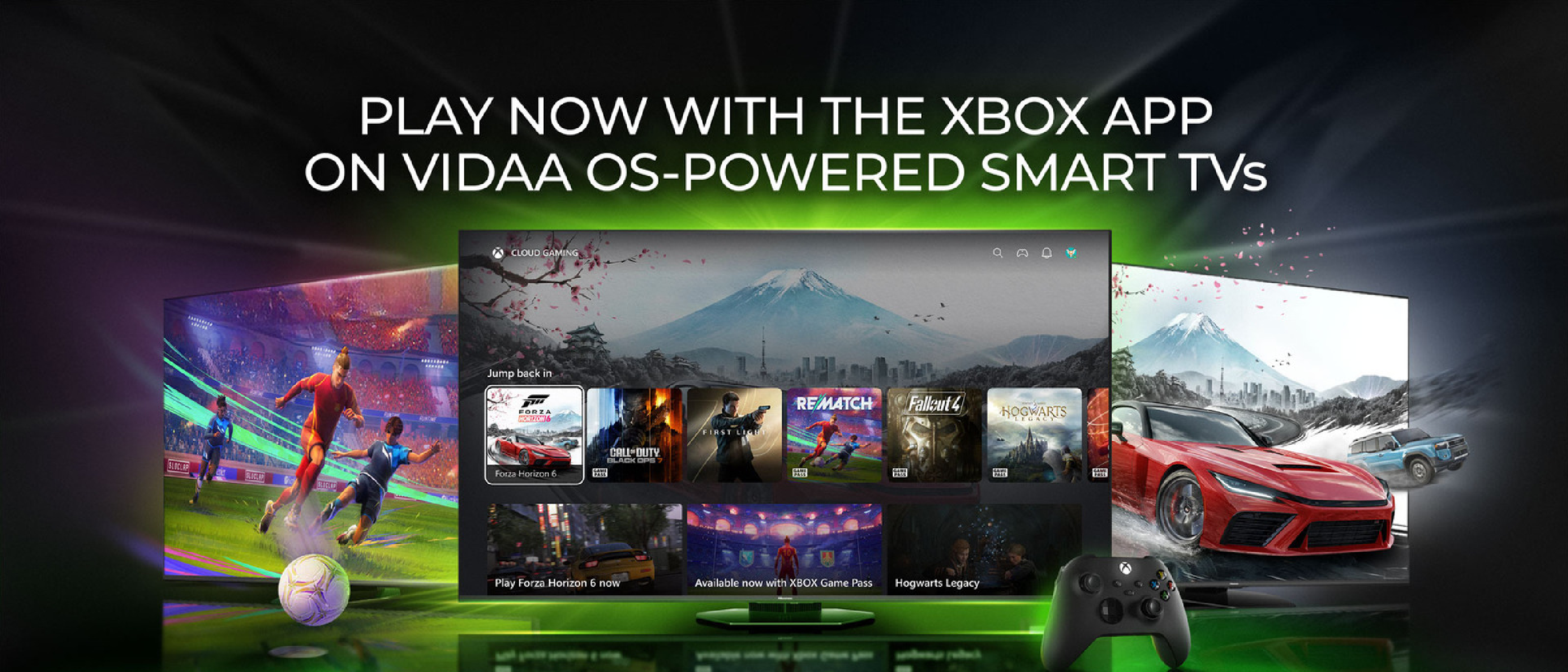 Xbox App on Hisense & VIDAA TVs – Game Pass Goes Console-Free
